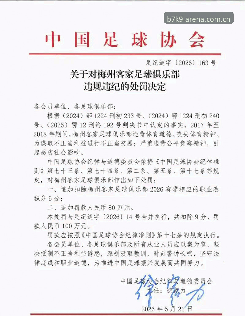 中国足协第三批禁足名单最新进展：65人受罚，终身禁足17人
